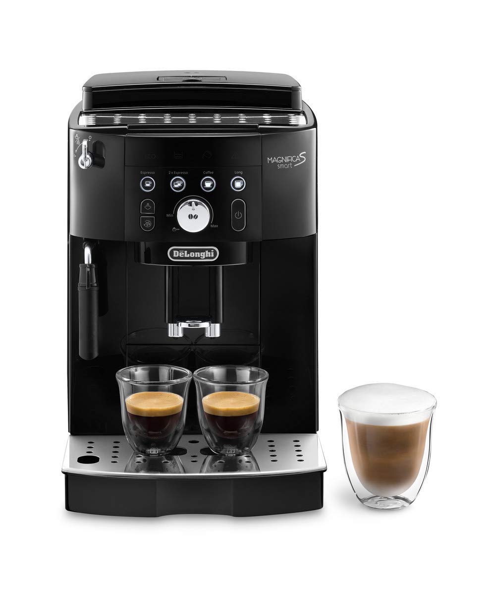 Magnifica S Smart Machine a Café Grain, Machine Expresso et Cappuccino, 1.8L, 1450W, Noir
