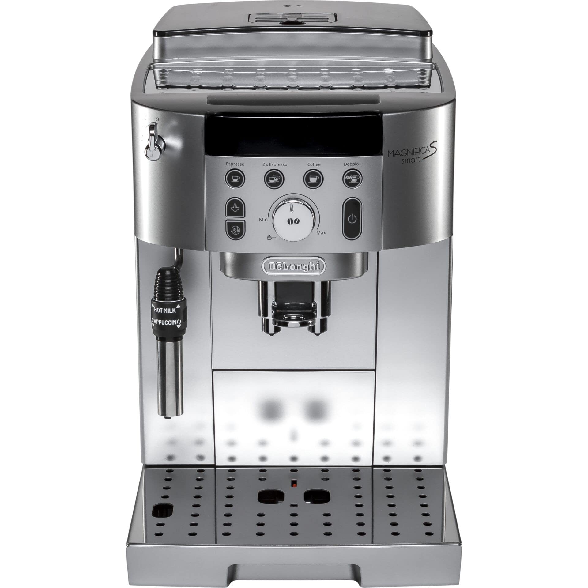 Magnifica S Smart, Coffee Maker Automatic with Mousseur à Lait, Argent Noir